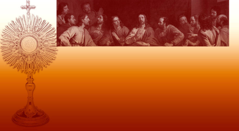 Litany Reperation in the Eucharist Background