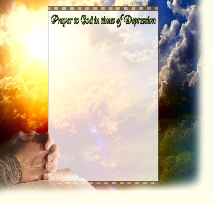 Prayer to God in Times of Depression