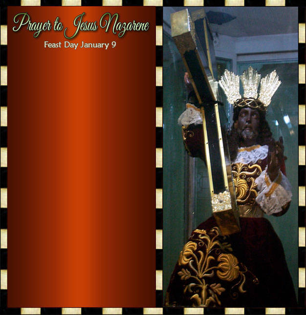 Prayer to Jesus Nazarene