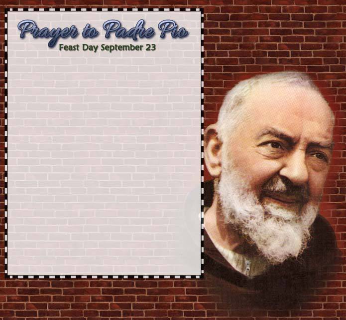 Padre Pio Prayer